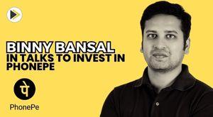 flipkart-co-founde-binny-bansal-in-talks-to-invest-100-150-mn-in-phonepe