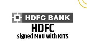 hdfc-signed-mou-with-kits-to-promote-the-startup-ecosystem
