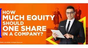 how-much-equity-should-one-share-company