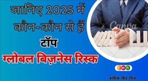 जानिए 2025 में कौन-कौन से हैं टॉप ग्लोबल बिज़नेस रिस्क