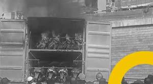 container-truck-carrying-electric-vehicles-catches-fire