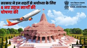 ministry-of-civil-aviation-will-start-8-new-flights-to-ayodhya-from-february-1