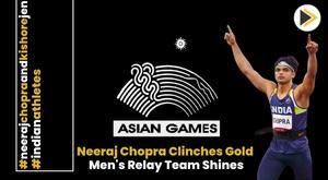 asian-games-2023-neeraj-chopra-clinches-gold-mens-relay-team-shines