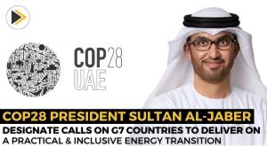 cop28-president-designate-calls-on-g7-countries-to-deliver-on-a-practical-and-inclusive-energy-transition