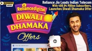 reliance-jio-leads-indian-telecom-with-488-94-million-subscribers-launches-diwali-dhamaka-offer