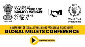 india-and-world-food-programme-signed-mou-at-global-millets-conference