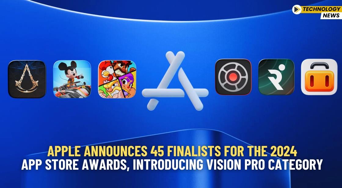 Apple Announces 45 Finalists for the 2024 App Store Awards, Introducing Vision Pro Category