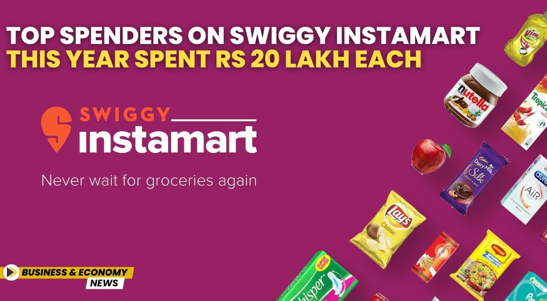 Top Spenders on Swiggy Instamart This Year Spent Rs 20 Lakh Each