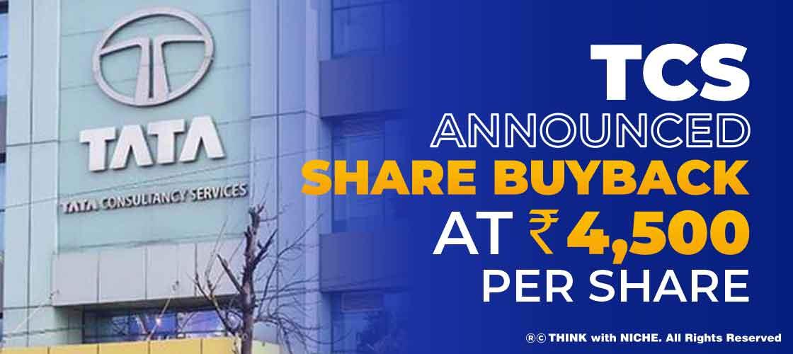 TCS announced Share Buyback at Rs 4,500 Per Share