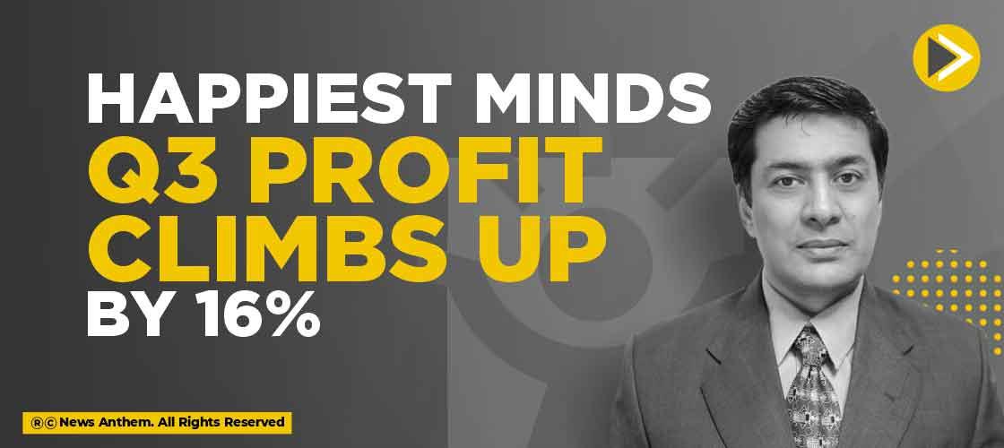 Happiest Minds Q3 Profit Climbs up by 16%