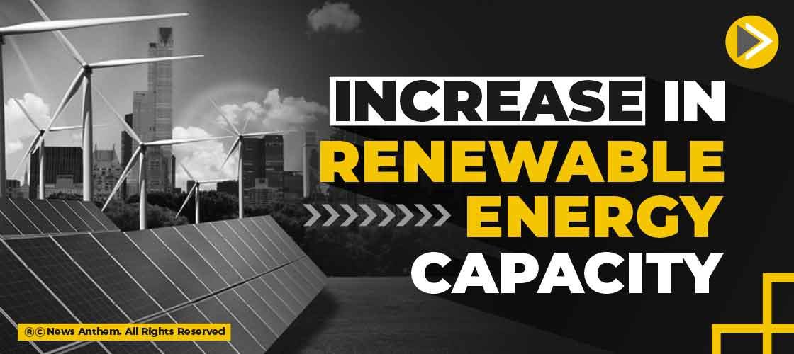 Increase in Renewable energy capacity
