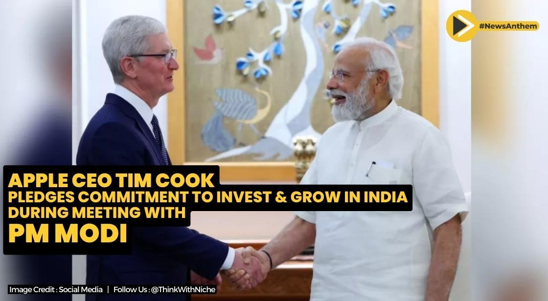 Apple CEO Tim Cook Pledges Commitment To Invest And Grow In India During Meeting With PM Modi