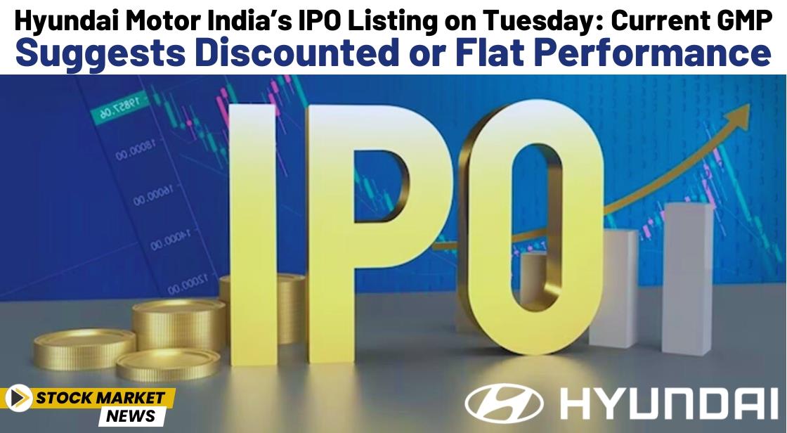 Hyundai Motor India’s IPO Listing on Tuesday: Current GMP Suggests Discounted or Flat Performance