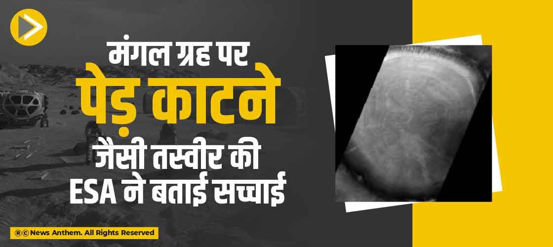 मंगल ग्रह पर पेड़ काटने जैसी तस्वीर की ESA ने बताई सच्चाई