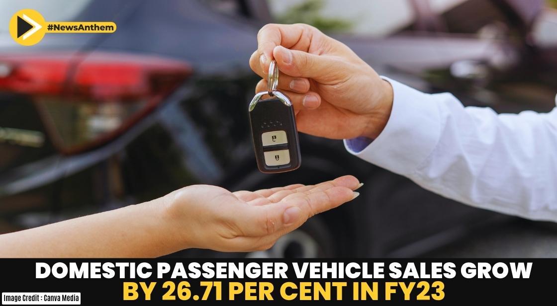 Domestic Passenger Vehicle Sales Surge 26.71 Percent in FY23, Driven by Post-Pandemic Demand
