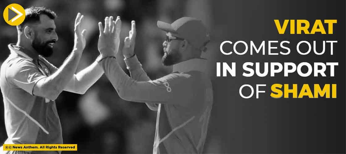 Virat Comes Out in Support of Shami