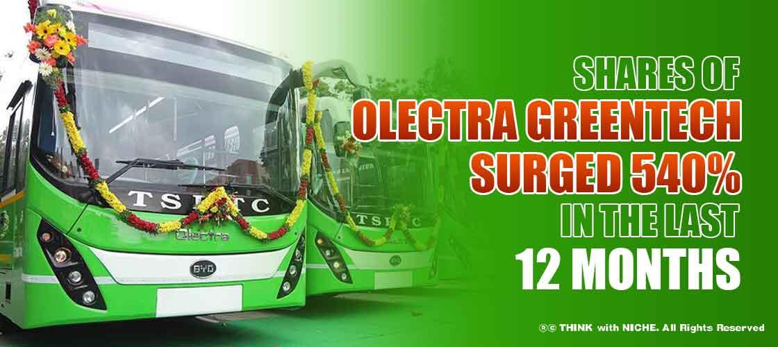 Shares of Olectra Greentech surged 540% in the last 12 months