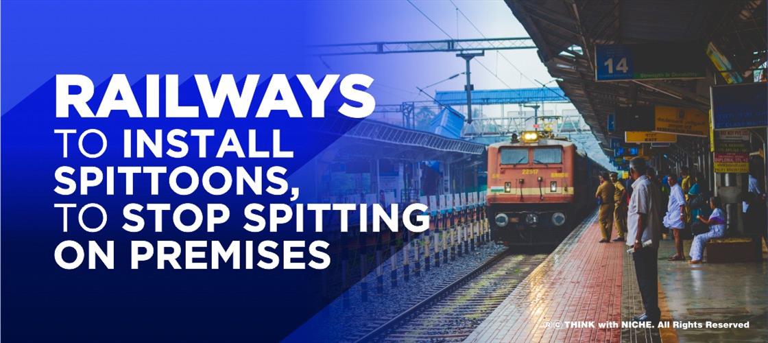 Railways To Install Spittoons, To Stop Spitting On Premises