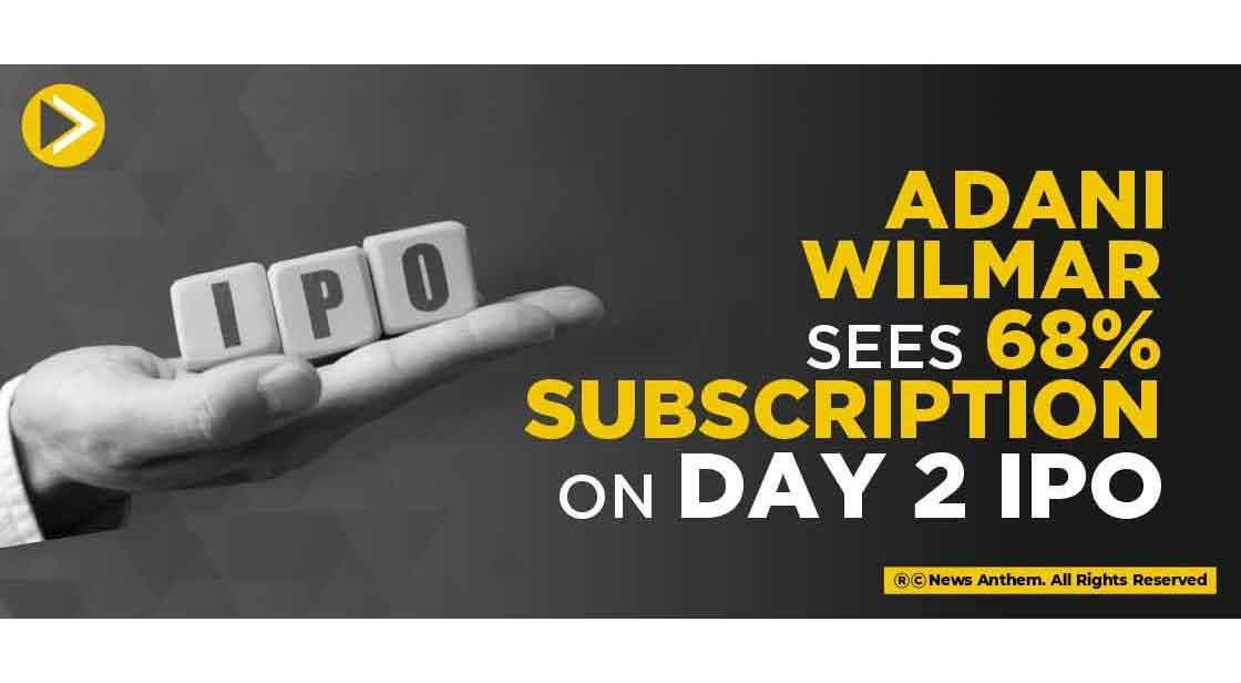 Adani Wilmar Sees 68% Subscription on Day 2 IPO