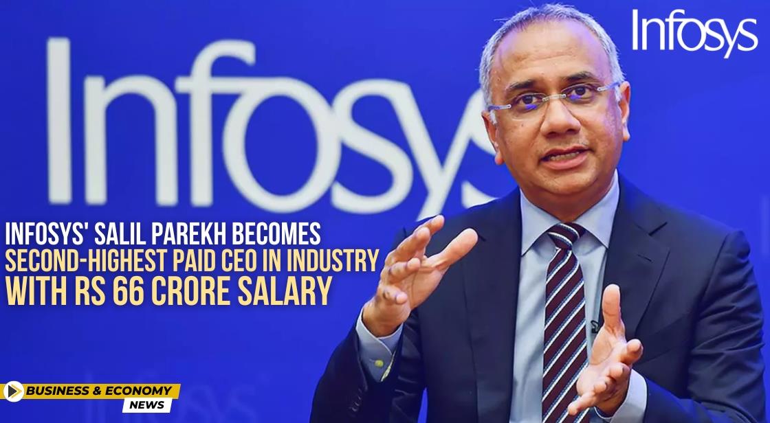 Infosys' Salil Parekh Becomes Second-Highest Paid CEO in Industry with Rs 66 Crore Salary