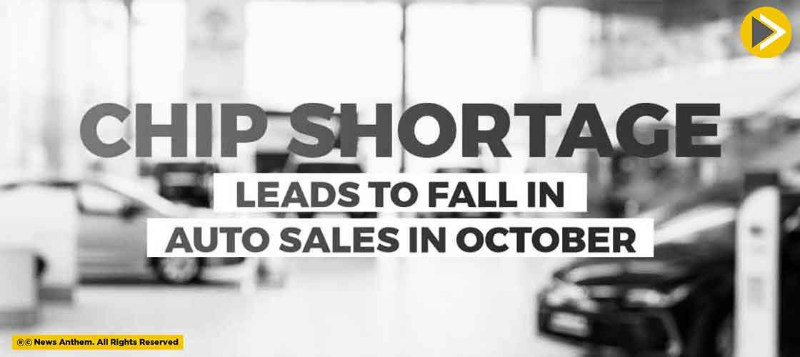 Chip Shortage Leads to Fall in Auto Sales in October