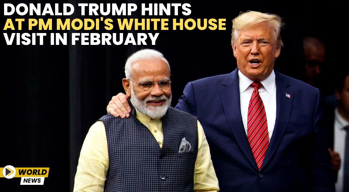 Donald Trump Hints at PM Modi's White House Visit in February