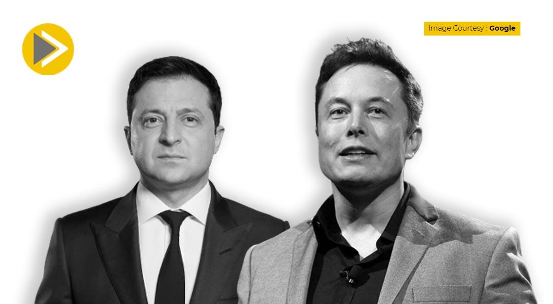 Zelenskyy praised Elon Musk's Starlink