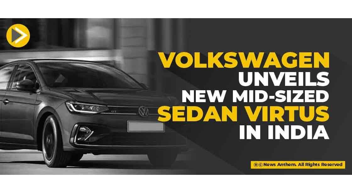 Volkswagen unveils new mid-sized sedan Virtus in India