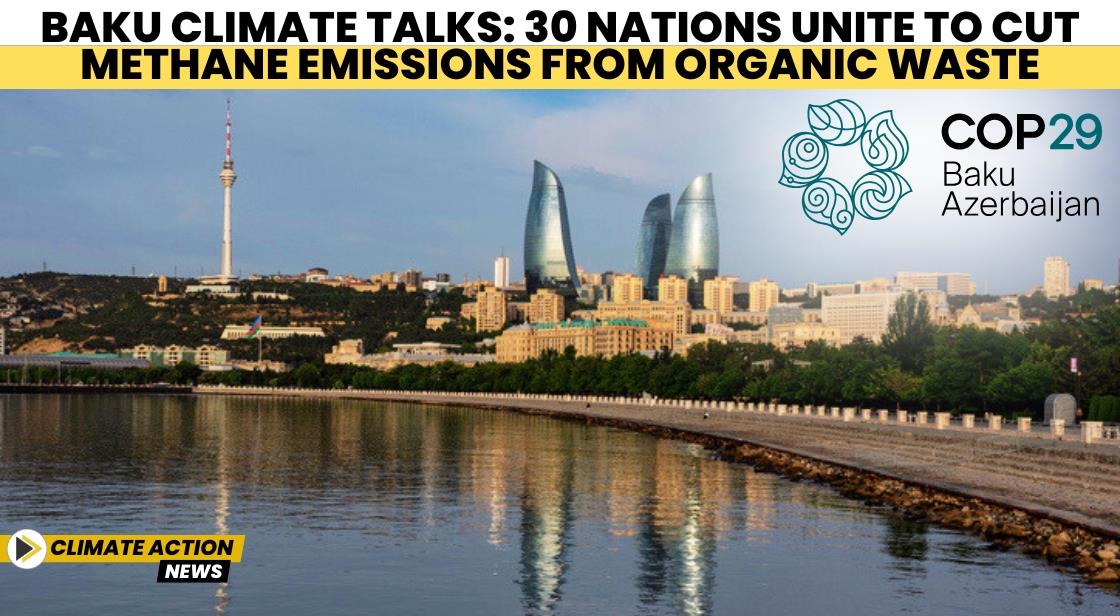 Baku Climate Talks: 30 Nations Unite to Cut Methane Emissions from Organic Waste