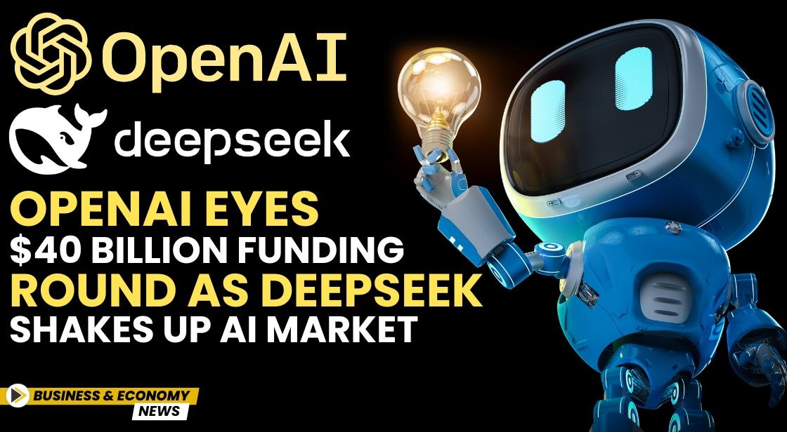 OpenAI Eyes $40 Billion Funding Round as DeepSeek Shakes Up AI Market