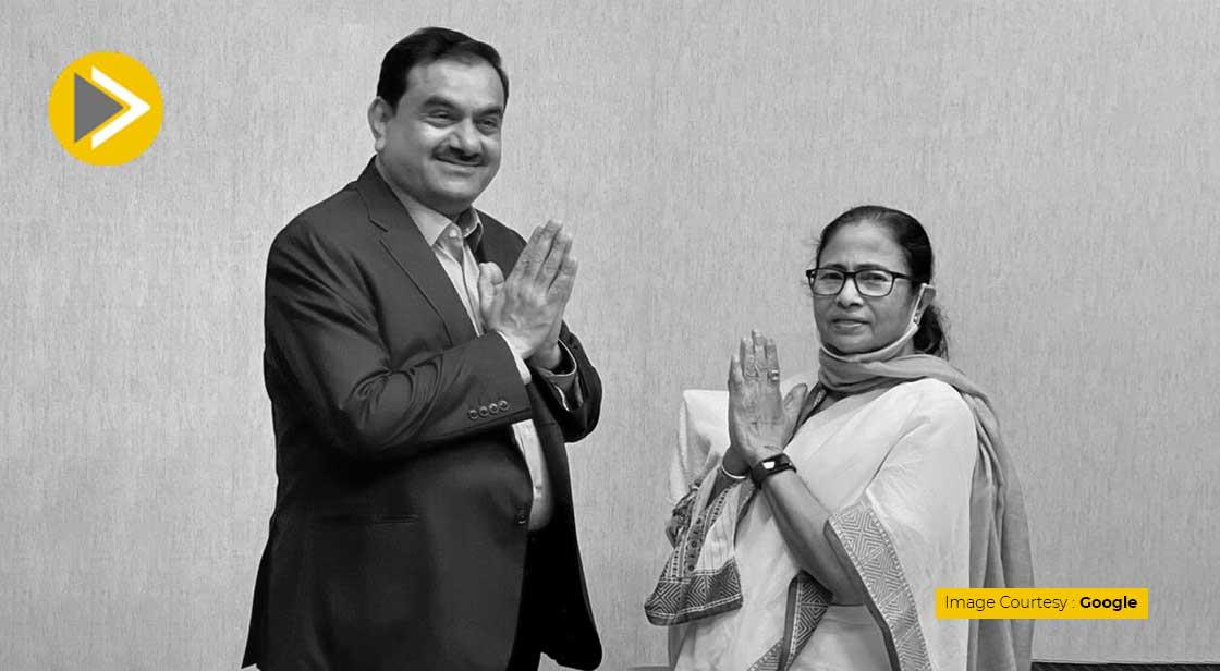 ममता बनर्जी ने अडानी समूह को लीज पर दी जमीन