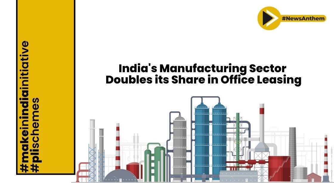 India's Manufacturing Boom Fuels Surge in Office Leasing, Doubles Market Share