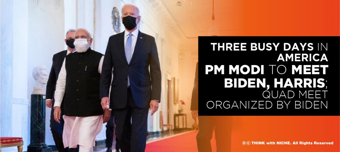 Three Busy Days In America PM Modi To Meet Biden Harris Quad Meet Organized By Biden