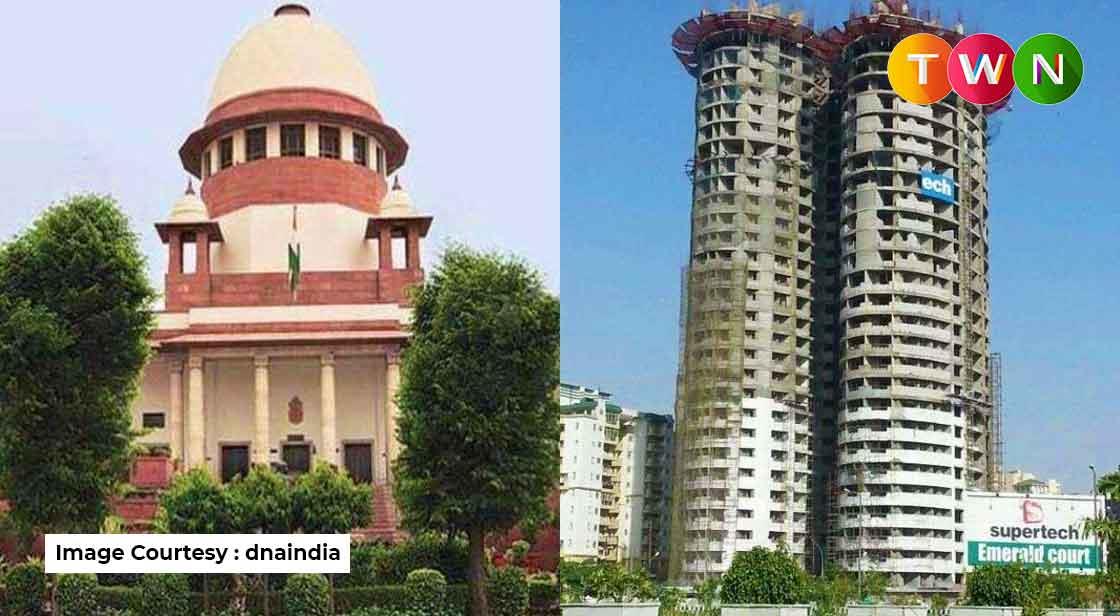 Supertech Twin Towers to be Demolished soon.