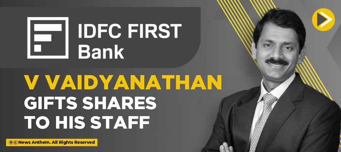V Vaidyanathan gifts shares to his staff