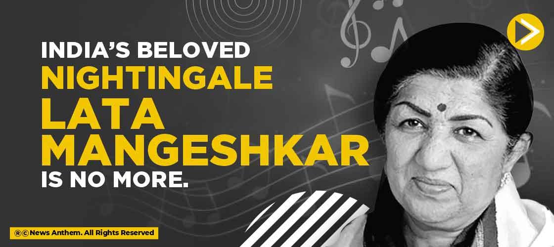 India's beloved nightingale Lata Mangeshkar is no more