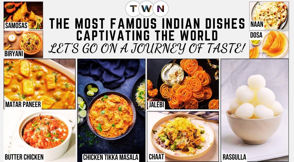 The Most Famous Indian Dishes Captivating the World: Let's go on a journey of taste!
