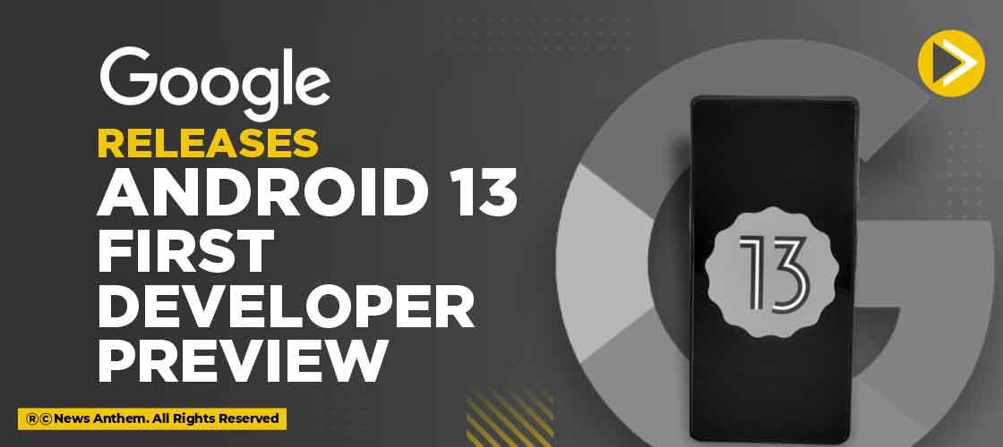 Google releases Android 13 first developer preview