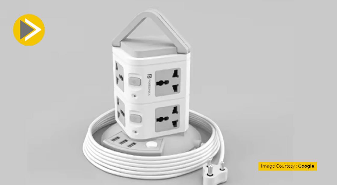 Portronics ने आकर्षक डिजाइन वाला एक्सटेंशन बोर्ड किया लांच