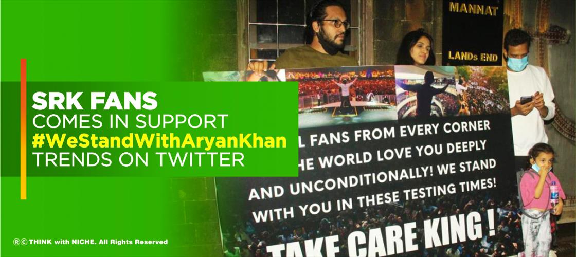 SRK Fans Come in Support We Stand With Aryan Khan Trends on Twitter