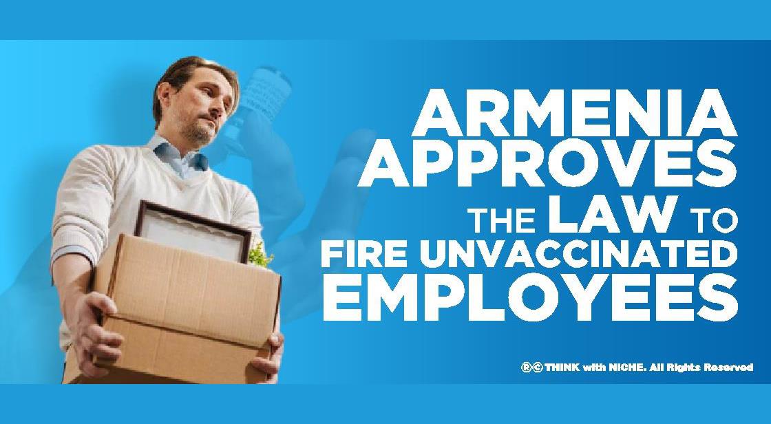 Armenia Approves the Law to Fire Unvaccinated Employees