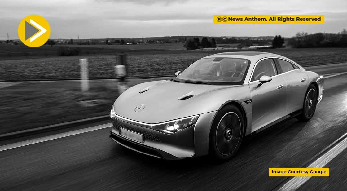 Mercedes-Benz's electric concept car ran 626 miles on a single charge