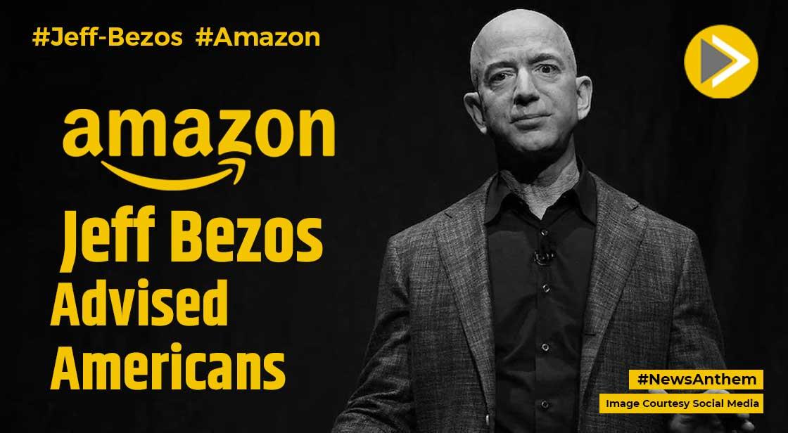 Amazon's Jeff Bezos Under Criticism For Advising Americans To "Stash Some Cash."