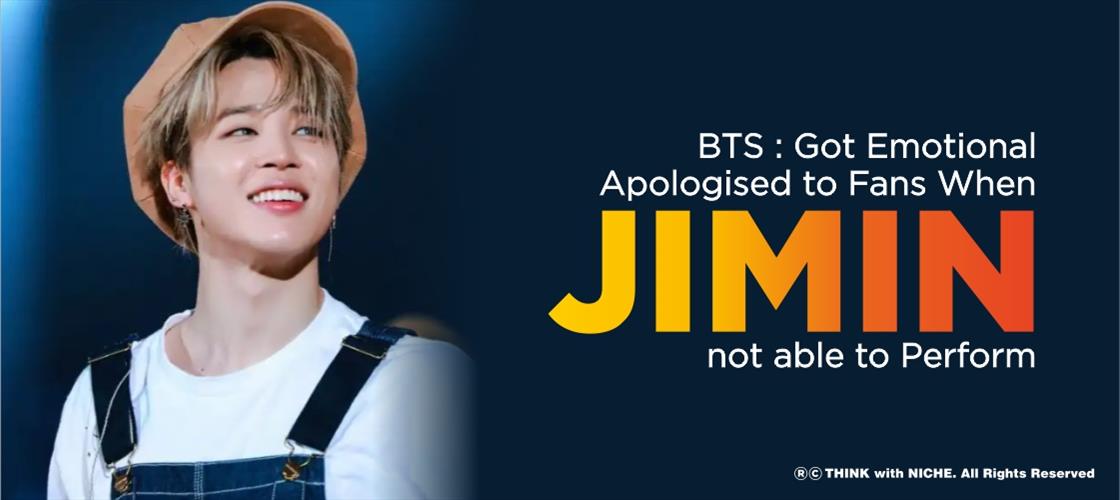 Bts Got Emotional Apologised To Fans When Jimin Not Able to Perform