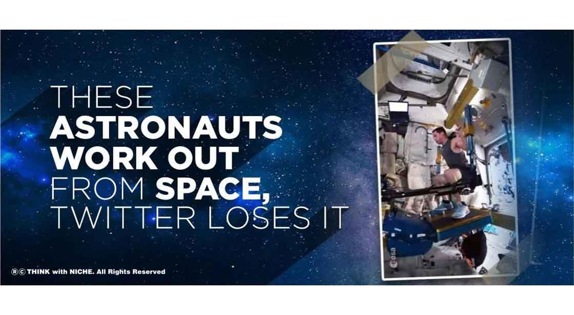 These Astronauts Work Out From Space Twitter Loses It