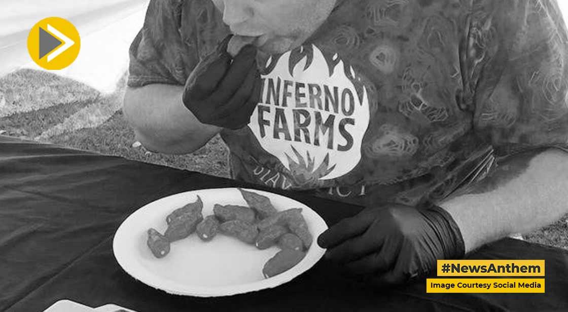 Man In US Consumes 17 Ghost Peppers In One Minute, Breaks Guinness World Record