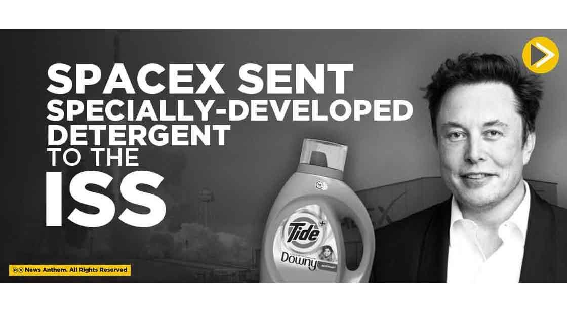 SpaceX sent Specially-Developed Detergent to the ISS