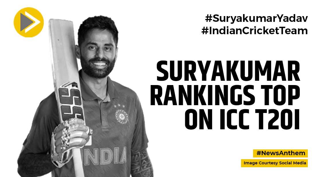 Suryakumar Yadav Retains His Rank Top Spot In ICC T20I Rankings
