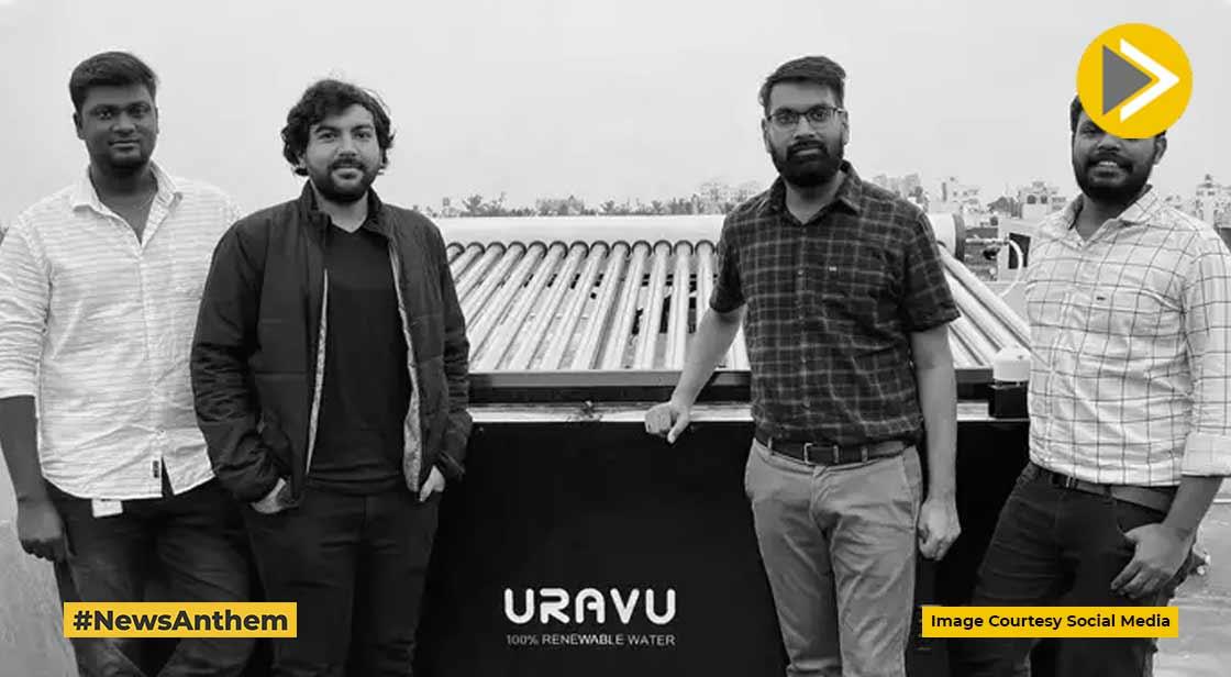 Uravu Labs Startup Creates Green Water Out of Thin Air and Sells it at 4 Per Liter