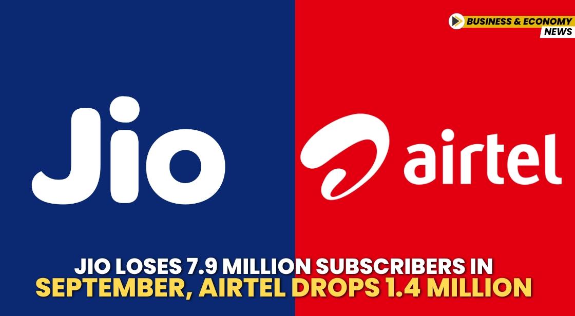 Jio Loses 7.9 Million Subscribers in September, Airtel Drops 1.4 Million